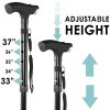 Sklopivi štap za hodanje sa LED svetlom podesiva visina 33