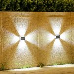 Solarne LED lampe za ogradu zidove i fasade 11
